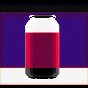 Refreshing Beverage in Glass Bottle - Drink Icon