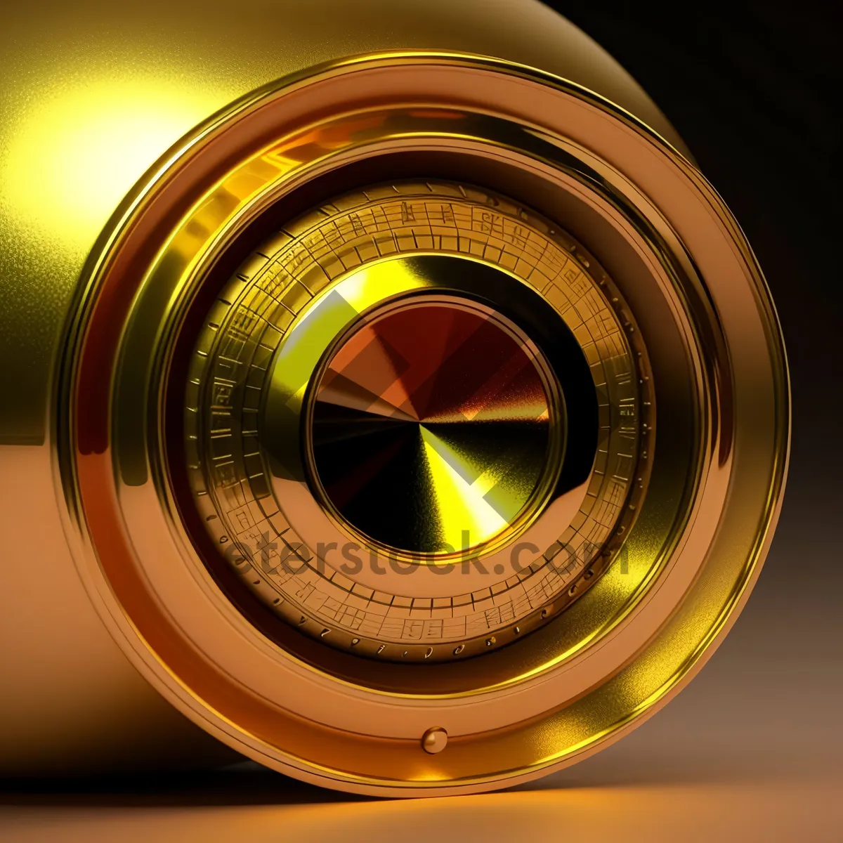 Picture of Digital Lens Aperture Control Mechanism with Light Reflection