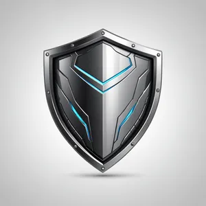 Shiny 3D Metal Icon Button Design