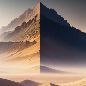 Majestic Sand Dunes Embracing the Desert Landscape