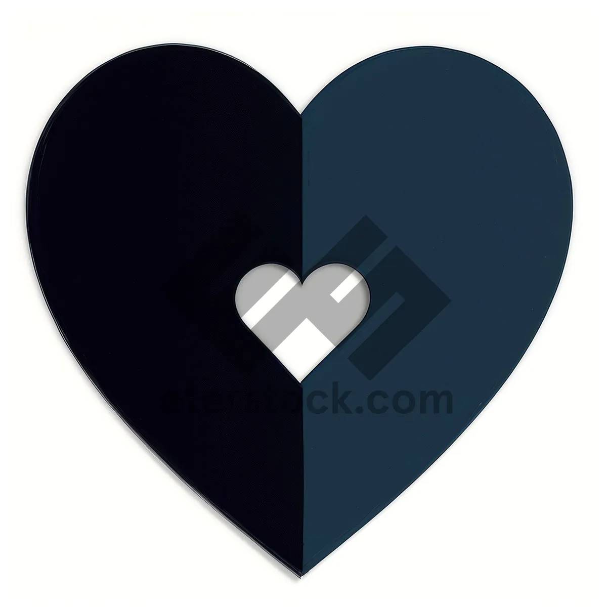 Picture of Romantic 3D Heart Icon Design