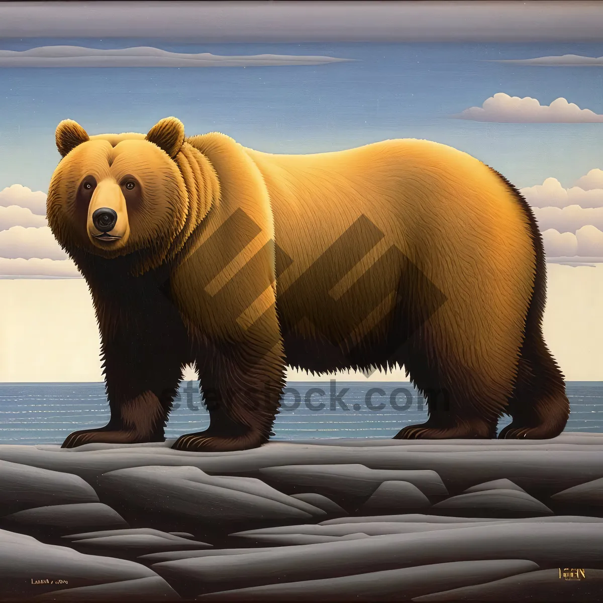 Picture of Cute Bear Walrus Wildlife Predator