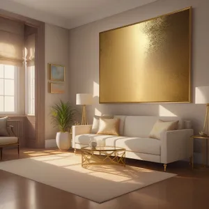 Modern Comfort: Stylish Interior with Wood Elements