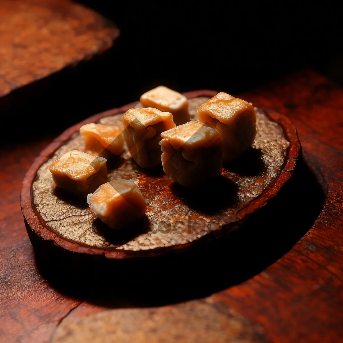 Picture of Sweet and Tasty Breakfast Cake on Plate