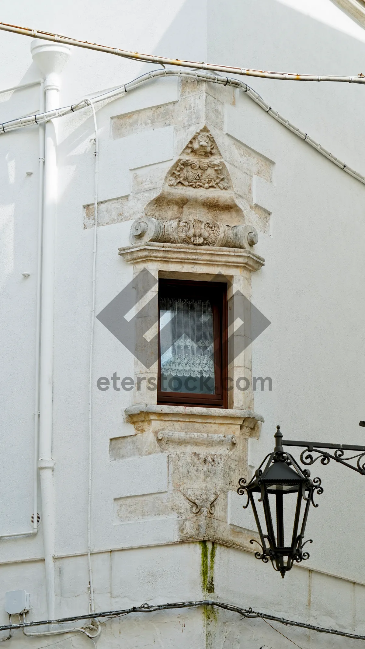 Picture of Historic Cathedral with Balcony and Stucco Facade