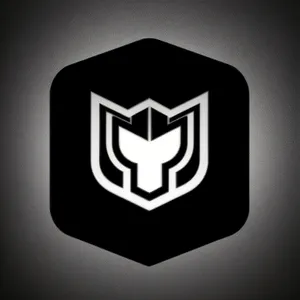 Modern Shiny Black 3D Web Button