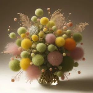 Holiday Fruit Decoration: Sweet False Chamomile Tree