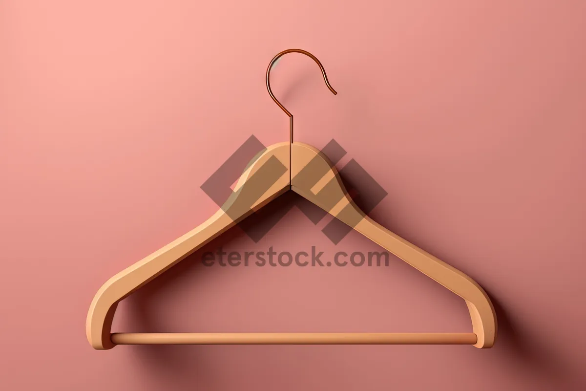 Picture of Boutique support icon with coat hanger concept.