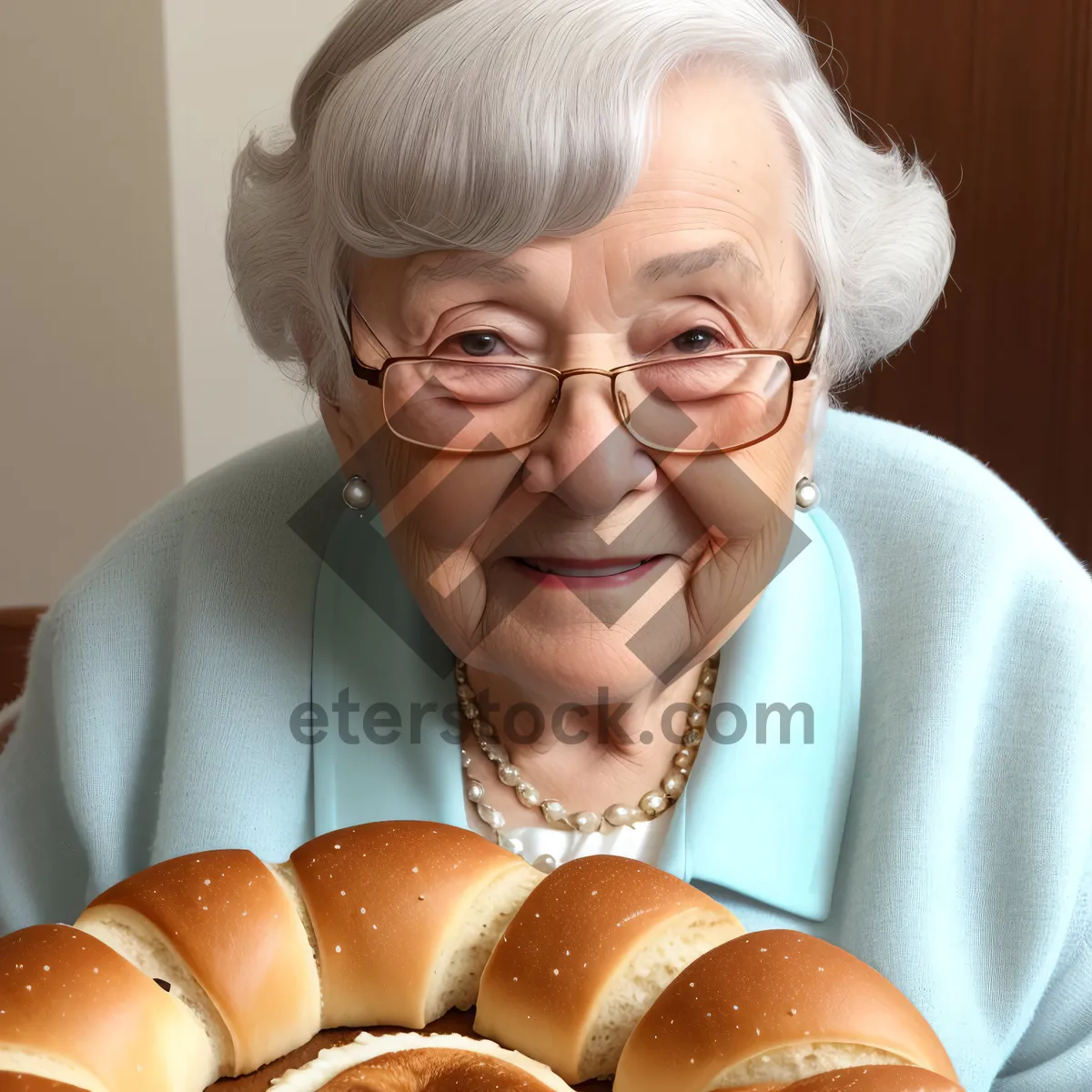 Picture of Delicious Grandma's Bun in Bakery