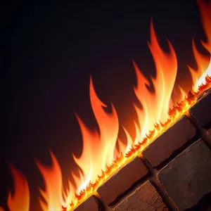 Inferno Blaze: Fiery Heat and Burning Flames