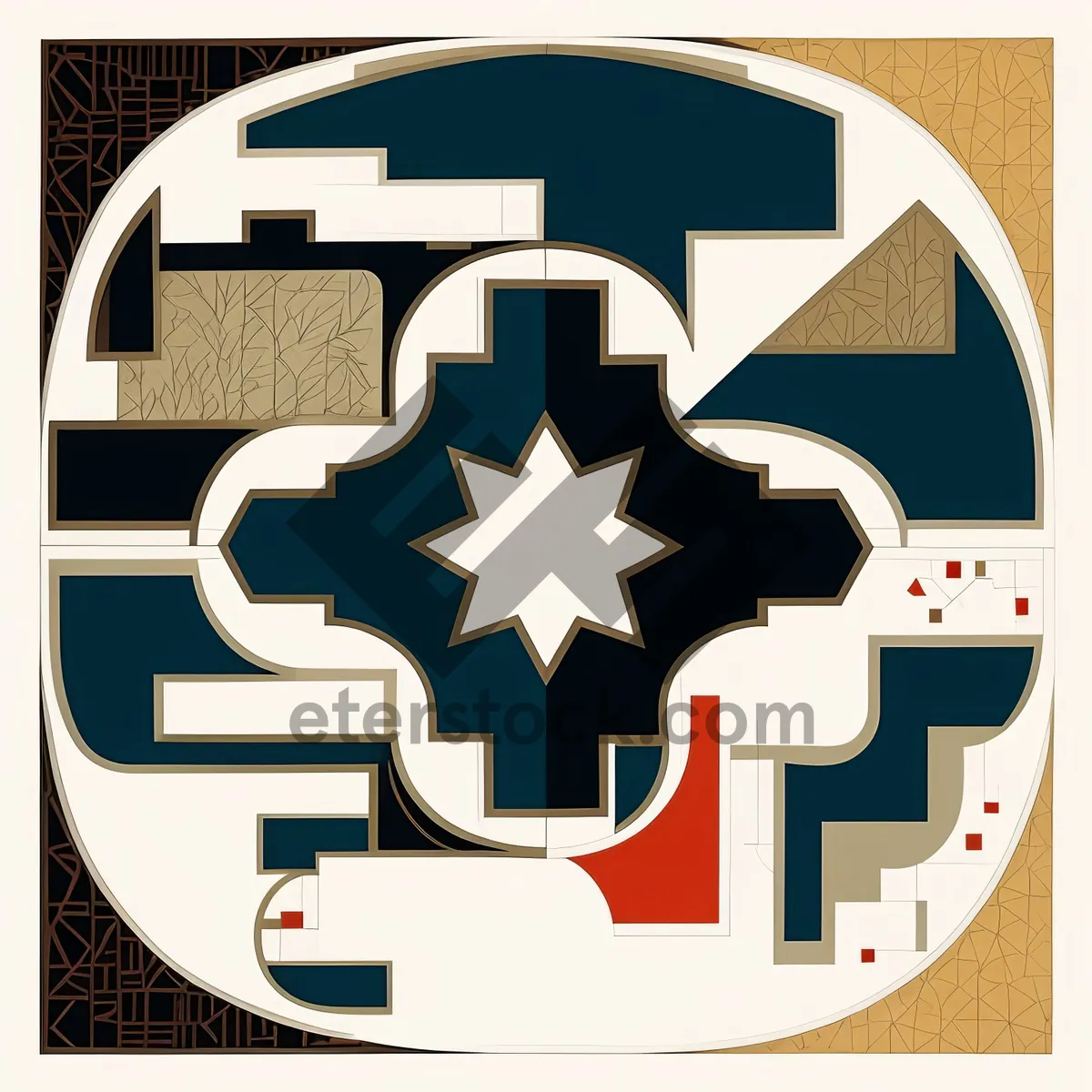 Picture of American Flag Icon Symbolizing Patriotism