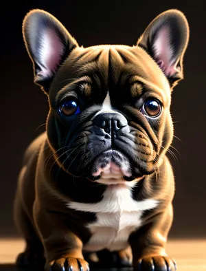 Bulldog Puppy: Cute and Wrinkly Canine Companion