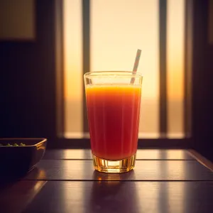 Refreshing Citrus Cocktail in Frosted Glass