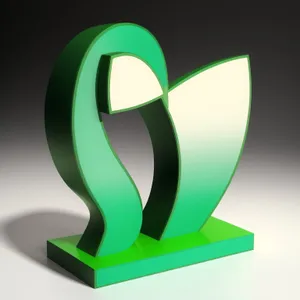 Annual Symbol 3D Sign Icon Garbage Business Image