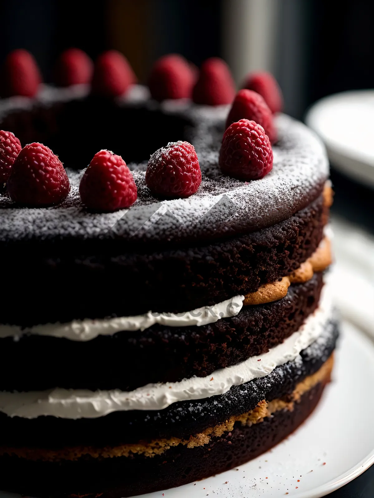 Picture of Summery Delight: Fresh Strawberry and Chocolate Dessert