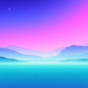 Vibrant Seascape Illuminated with Ethereal Light