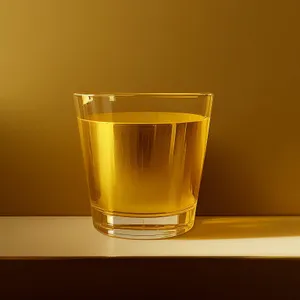 Frothy Yellow Beer in Glass Mug