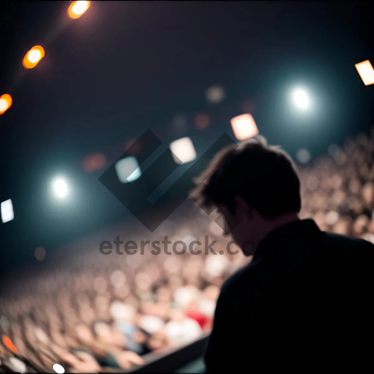 Picture of Nation's Glowing Championship Crowd at Night"
(Note: This is a descriptive name for an image)