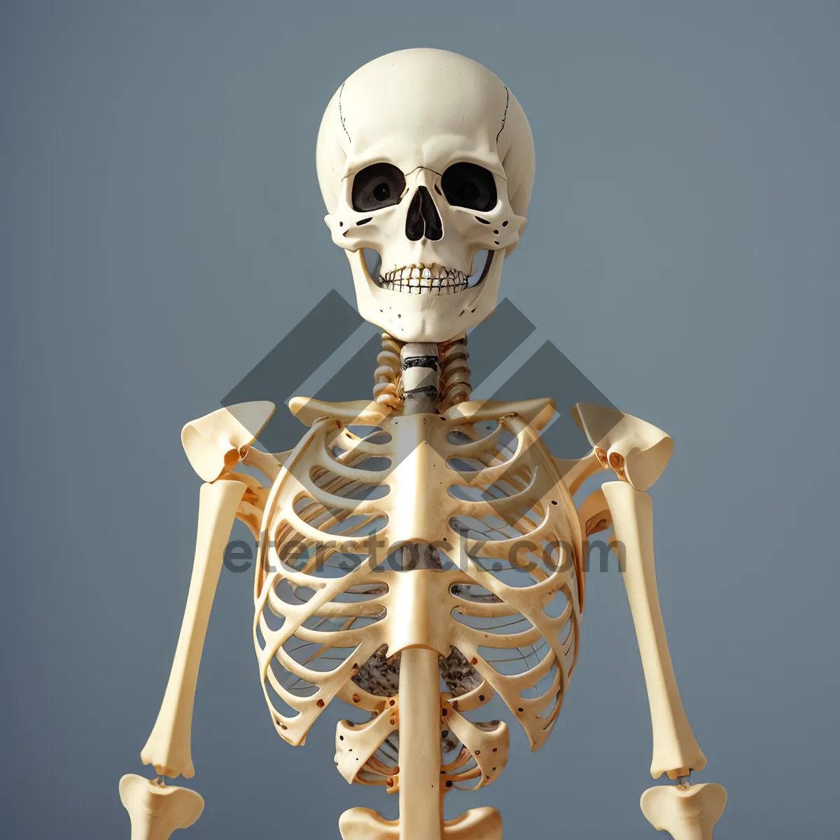 Picture of Spooky Pirate Skull - 3D Anatomy Illustration