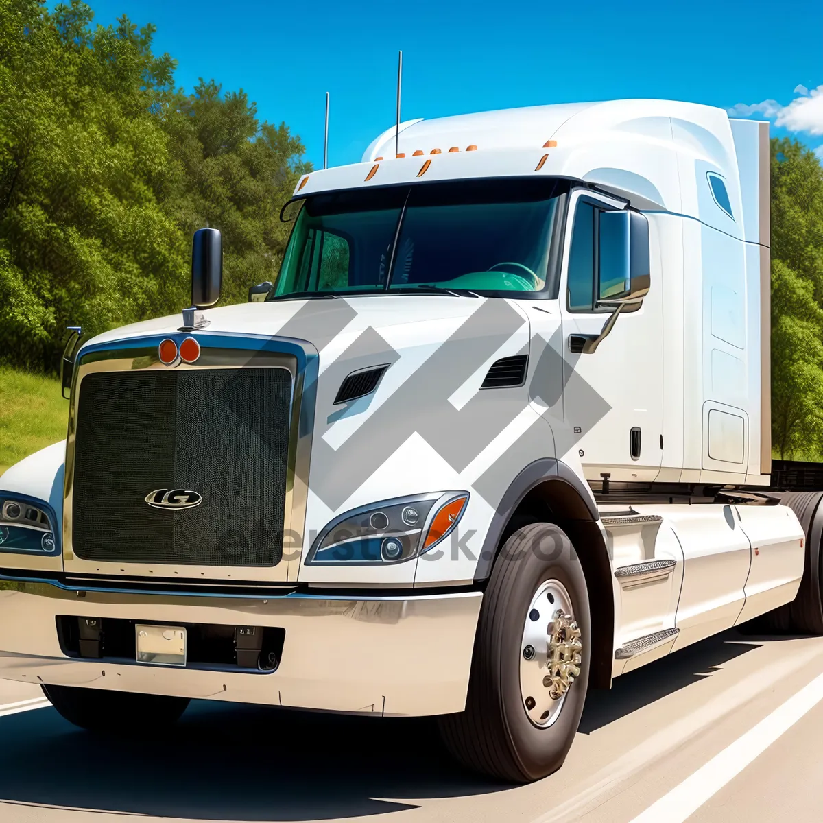 Picture of Highway Hauler: Fast Freight on Wheels.