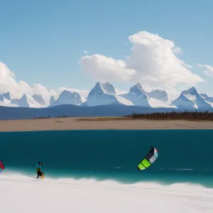 Winter Wonderland: Snowy Mountain Landscape