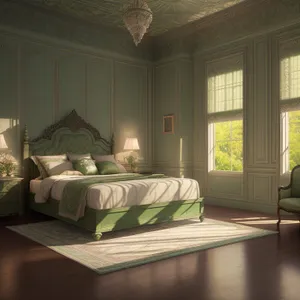 Modern Luxury Bedroom Interior with Stylish Furniture