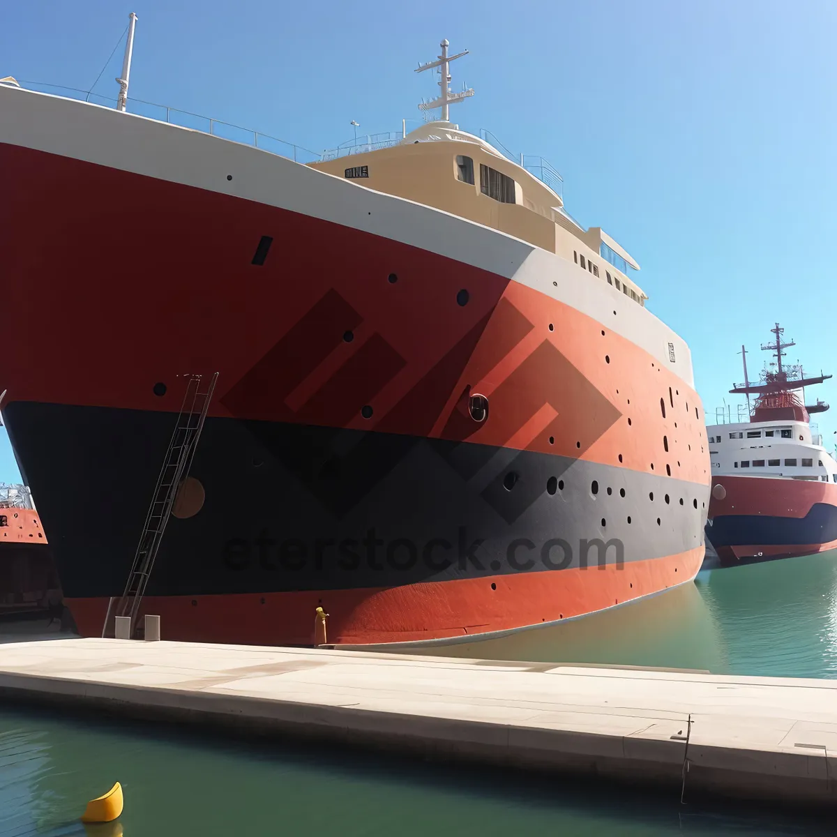 Picture of Seafaring Transport: Vessel in Harbor