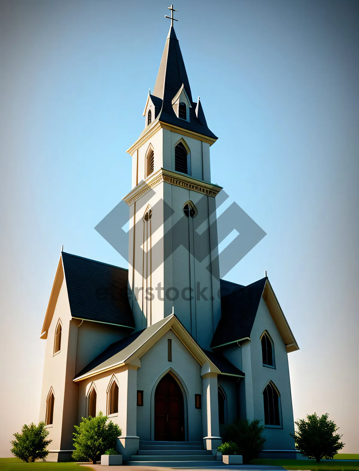 Picture of Old Monastery Bell Tower in Historic Cathedral City