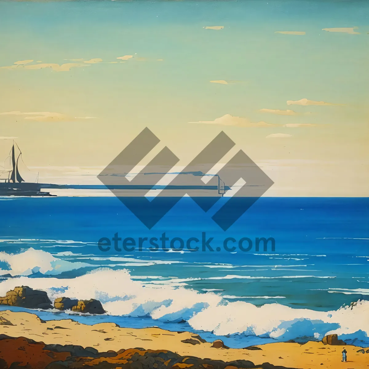 Picture of Turquoise Coastal Getaway - Sun, Sand, and Relaxation