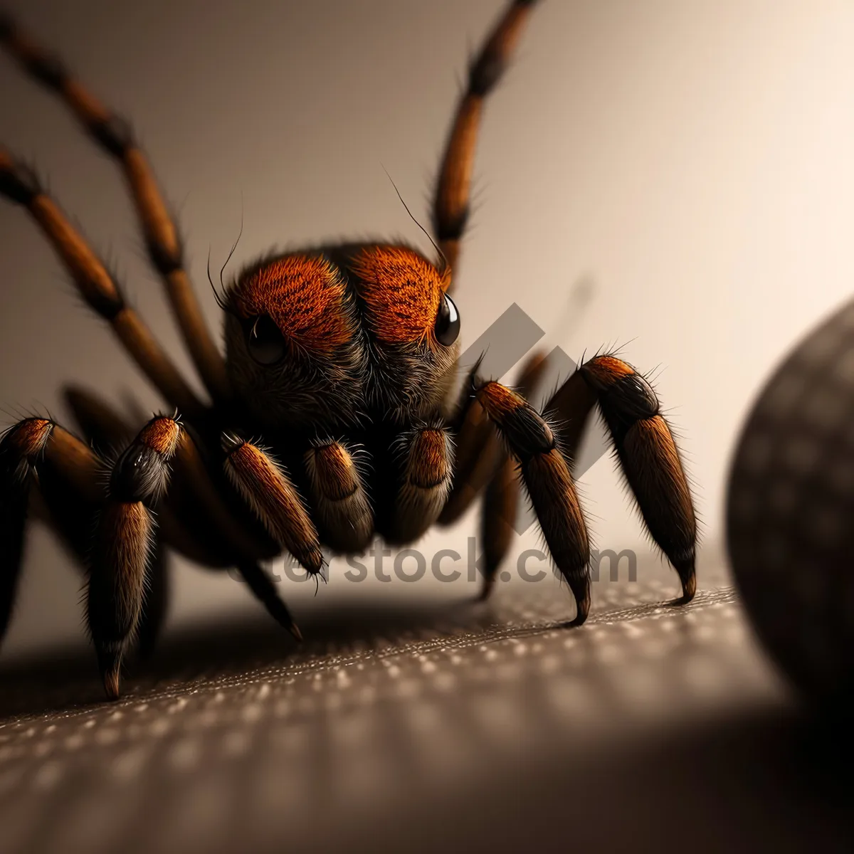 Picture of Crawling Harvestman: Creepy Barn Bug with Long Legs