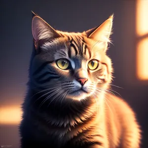 Adorable Tabby Kitten with Curious Whiskers