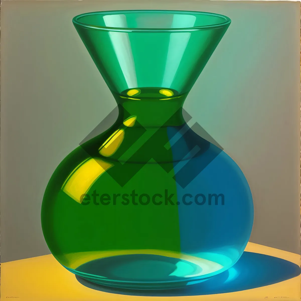 Picture of Container Vessel: Glass Cup with Liquid