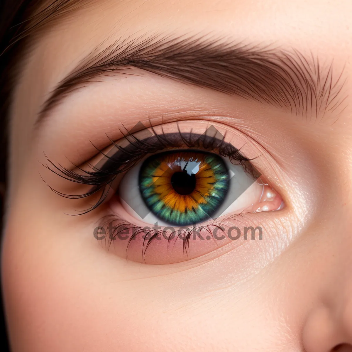 Picture of Glamorous Eyelashes: A Captivating Eye Makeup Look