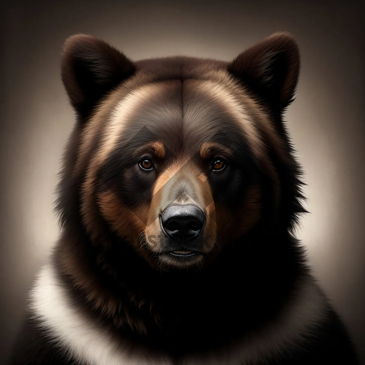 Picture of Adorable Border Collie Shepherd Dog - Cute Pet Portrait
