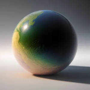 Round Earth Globe Sphere 3D Planet