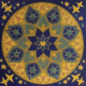 Antique Arabesque Mosaic Tile - Decorative Pattern