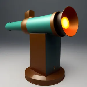 Metal Spotlight Device: Field Glass Lamp Siren