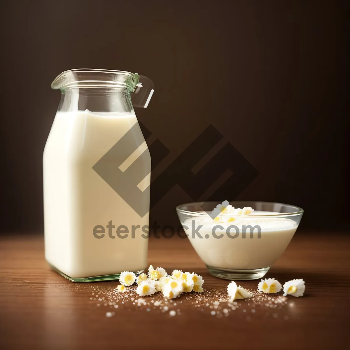 Picture of Fresh and Healthy Milk Bottle with Aromatherapy Benefits