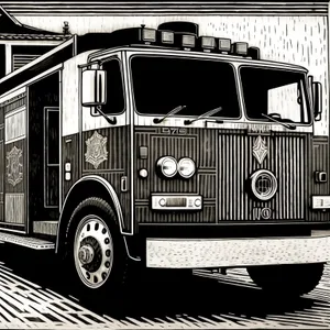 Emergency Fire Truck: Fast Response Vehicle for Rescue