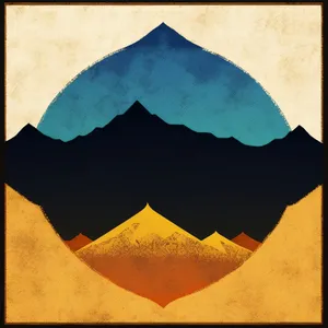 Creative symbol design on paper card