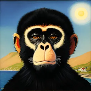 Wild Primate Celestial Face Mask - Ape Portraiture