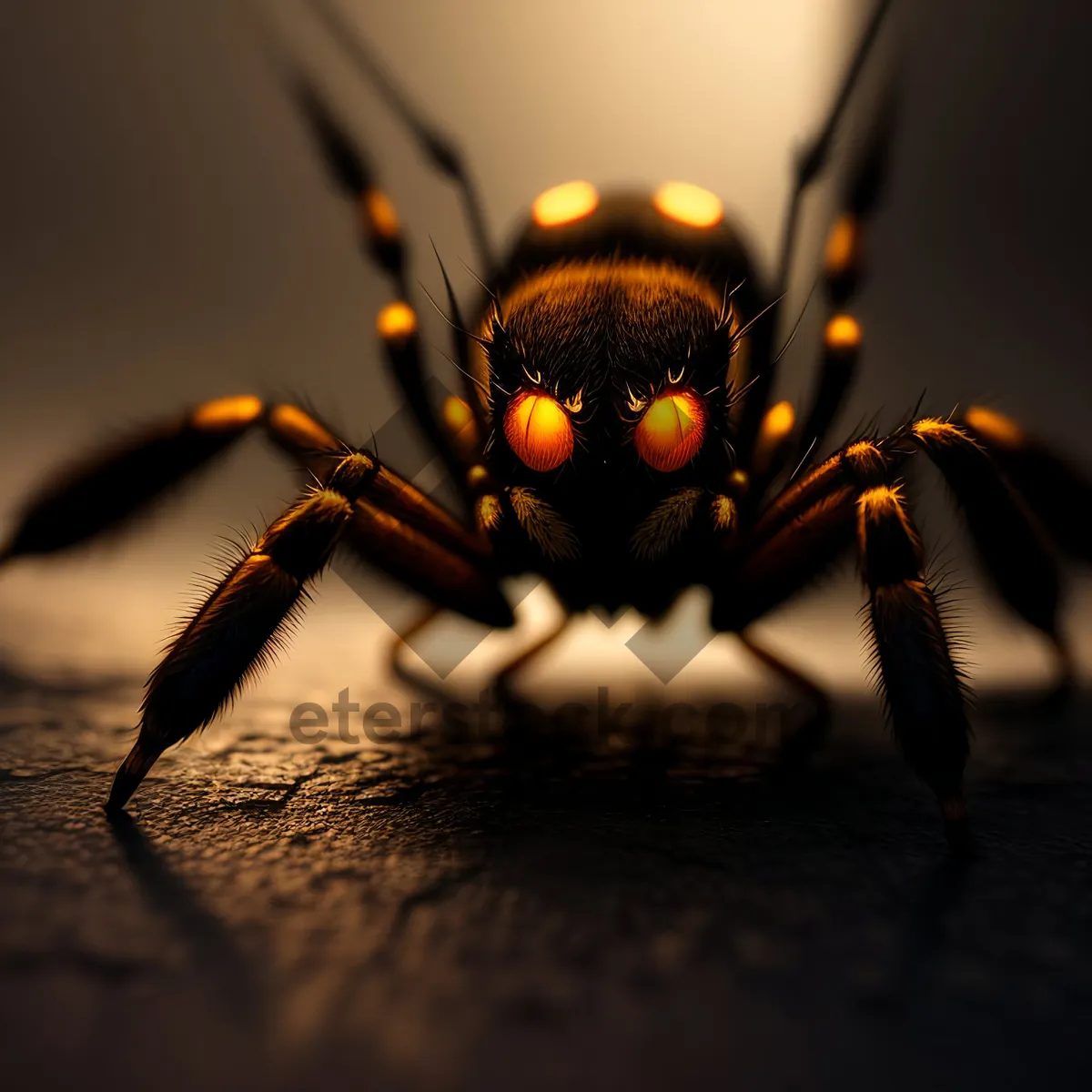 Picture of Spooky Spider in Flames