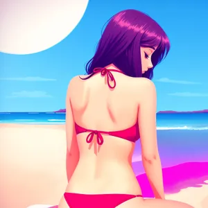 Fashionable Happy Cartoon Figures with Sexy Bodies