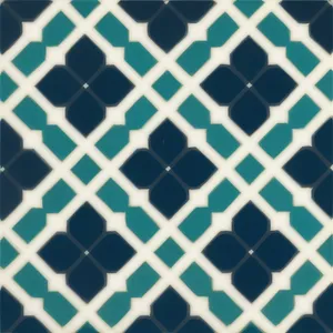 Geometric Retro Tile Pattern Wallpaper Design.