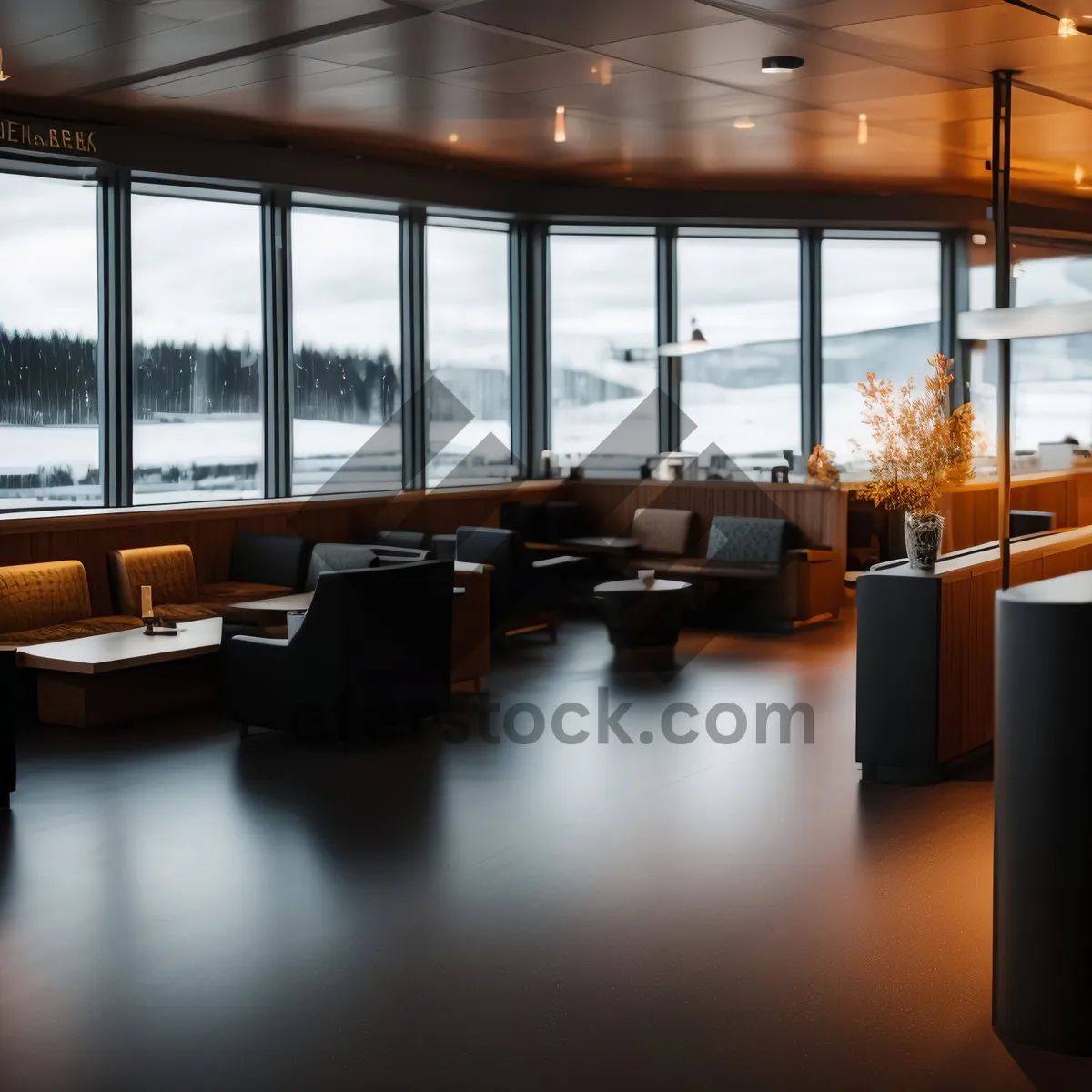 Picture of Modern Architectural Marvel in a Spacious Library