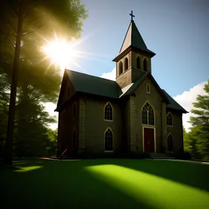 Ancient Cathedral: A historic religious residence with towering architecture.