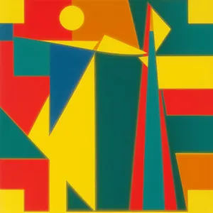 Hippie flag design symbol icon graphic