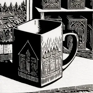 Morning Brew: Black Espresso in Coffee Mug