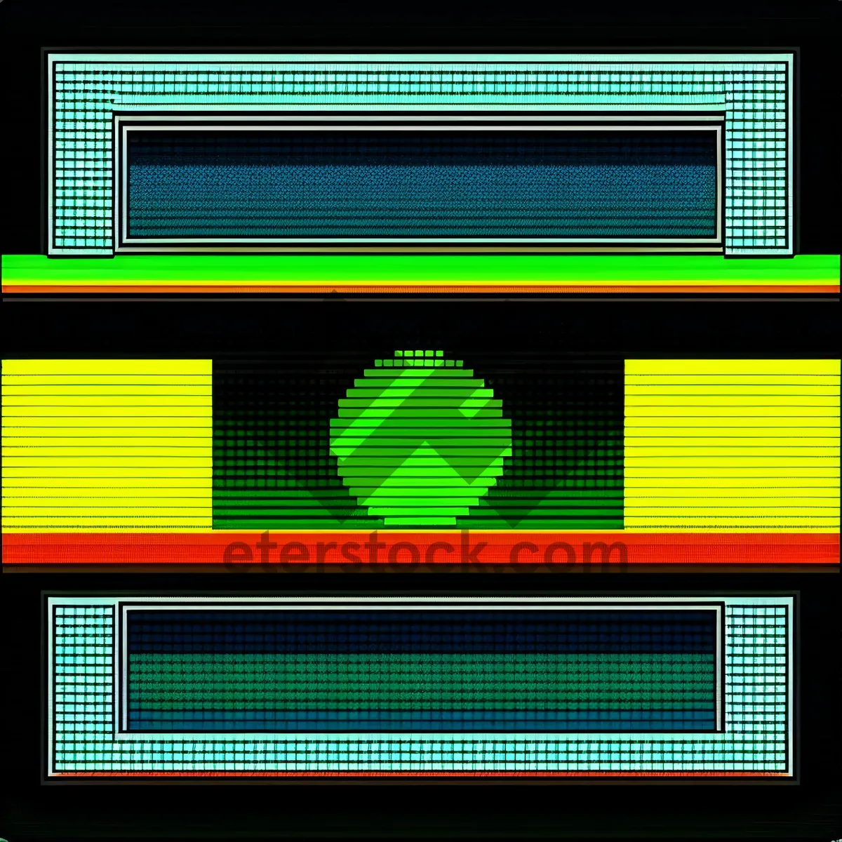 Picture of Futuristic Laser Oscilloscope Digital Clock Design