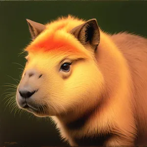 Fluffy Mammal with Adorable Whiskers